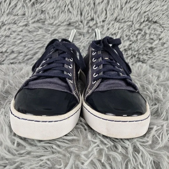 Clarks Collections 26117085 Womens 10 EU 41.5 Blue Soft Cushion Lace Up Low Top - Picture 2 of 10